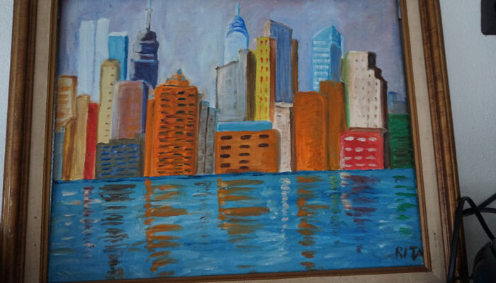 Oil Painting of Manhattan